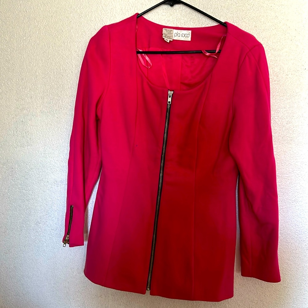Hot pink blazer size 10